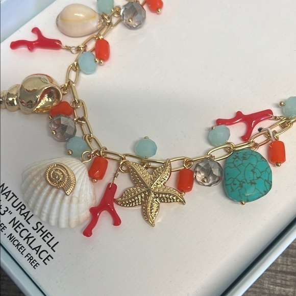 House of Harlow 1960 | Seashell Motif Necklace  🌊🐚🪸 - Picture 6 of 9